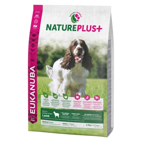 EUK DOG NaturePlus AD Medium Lamb 2,3kg