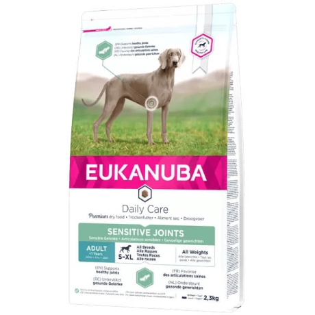 EUKANUBA Adult kanalihaga tundlike liigestega koertele 12kg