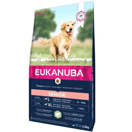 EUKANUBA Senior с бараниной и рисом крупным собакам 12 кг