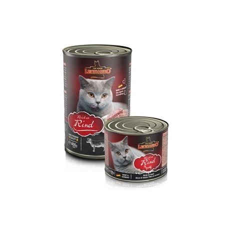 Leonardo Rich in Beef 200g консервы для взрослых кошек с говядиной