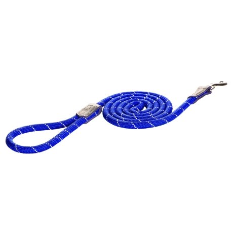 Jalutusrihm Rogz Rope Medium 9mm 1.8m, sinine helkur