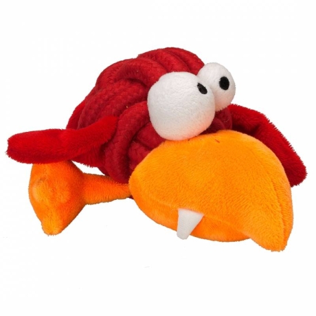 Игрушка для собак BOBBLE GIANT, KNOTPLUSH 10 см, красный