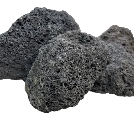 LAVA PREMIUM BLACK - Черная вулканическая лава для аквариума