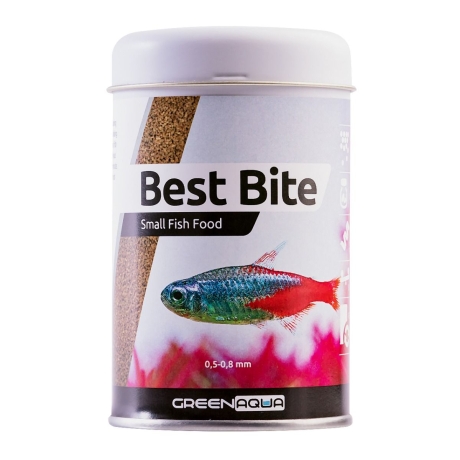 Green Aqua Best Bite Small - гранулированный корм для маленьких рыб - 90 g