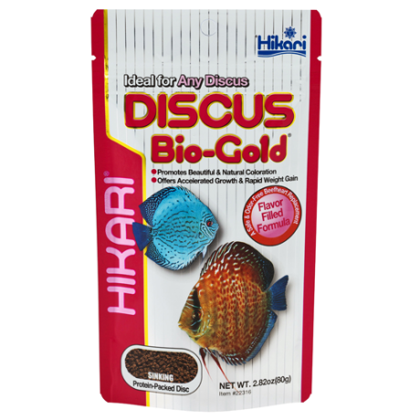 Hikari Discus Bio-Gold 80g корм для дискусов и средних тропических рыб