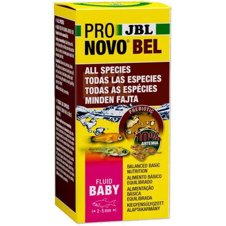 JBL Pronovo Bel Fluid 50ml Жидкий корм для выращивания молоди рыб икромечущих рыб