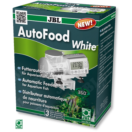 JBL AutoFood White Автоматическая кормушка для аквариумных рыб, белая