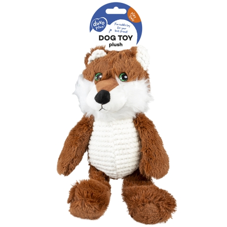 Игрушка для собак Plush Wolf Tumm S - 22x8x5cm brown/white