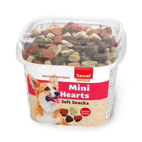 SANAL DOG Minisüdamed 100g