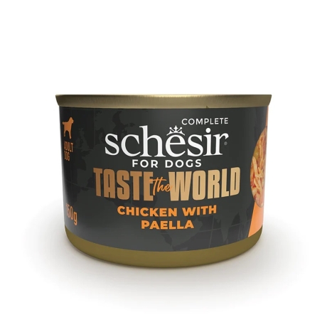 Schesir Taste The World куриная паэлья влажный корм для собак 150г