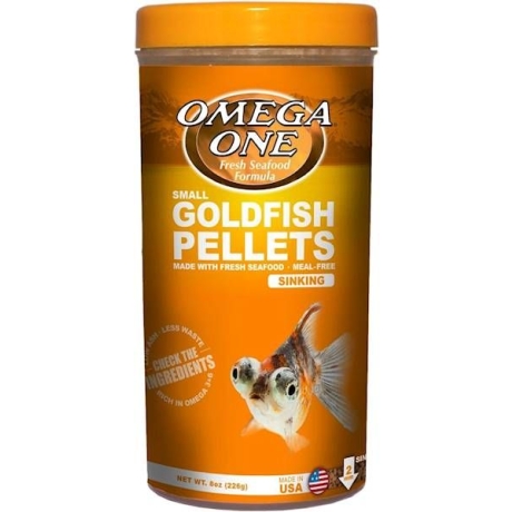 Omega One Small Goldfish Pellets 226г - гранулы для золотых рыбок