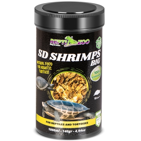 Repti-Zoo Semi Dry Shrimps L 1000 мл - полумягкие креветки