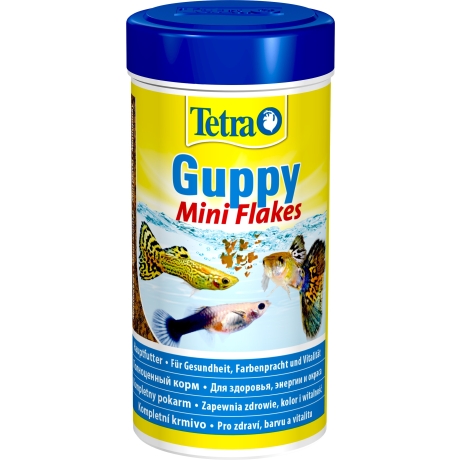 Tetra kalade täissööt Guppy Mini Flakes 250 ml