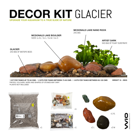WIO Decor Kit GLACIER 20 kg Deko komplekt