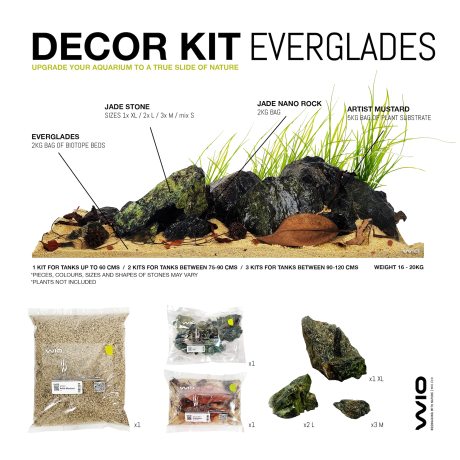 WIO Decor Kit EVERGLADES 20 kg deko komplekt