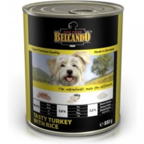 Belcando Quality Turkey/Rice консервы с индейкой и рисом для взрослых собак, 800g