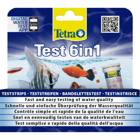 TETRA Test 6in1 - 25 шт тест для проверки качества аквариумной воды