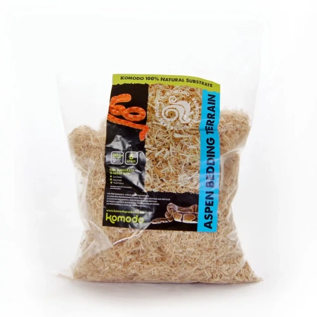 Komodo Aspen Bed 6l - Poplar Fiber Substraat
