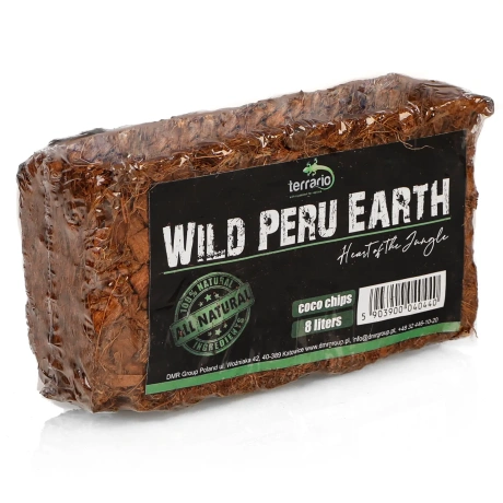Terrario Wild Peru Earth 7л 650г - субстрат из кокосовой стружки