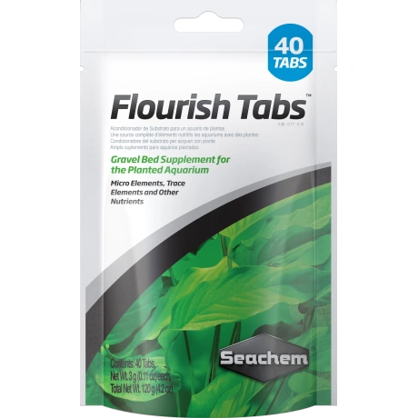 Seachem Flourish Tabs 40 шт стимулирующие рост таблетки для корней растений