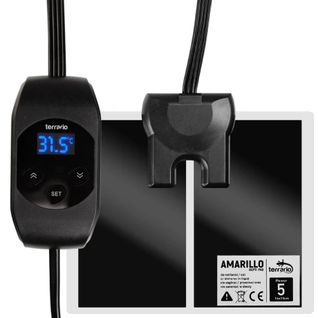 Terrario Amarillo 5W - LCD termostaadiga küttematt