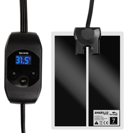 Terrario Amarillo 7W - LCD termostaadiga küttematt