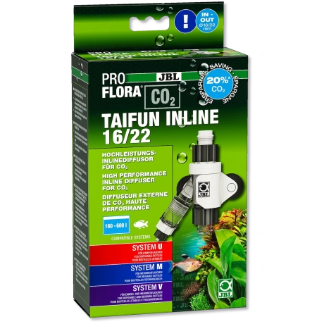 JBL ProFlora Taifun Inline 16/22 - CO2 difuusor