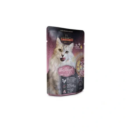 Leonardo Poultry & Egg 85g консервы для взрослых кошек с мясом птицы и яйцом