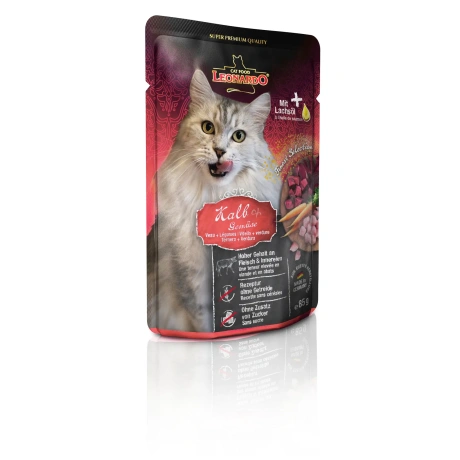 Leonardo Veal & Vegetables 85g konserv täiskasvanud kassidele vasikaliha ja köögiviljadega