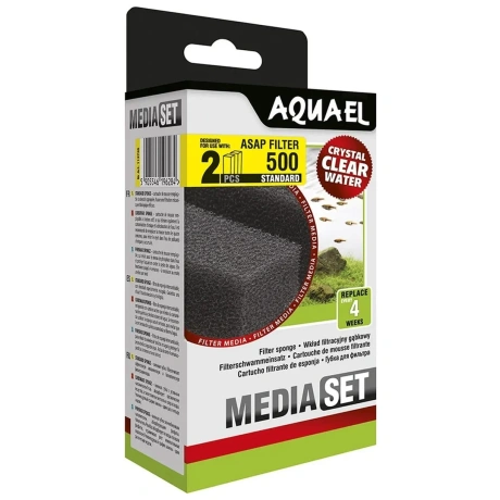 AQUAEL Asap 500 filtri vahetuskäsnad 2 tk