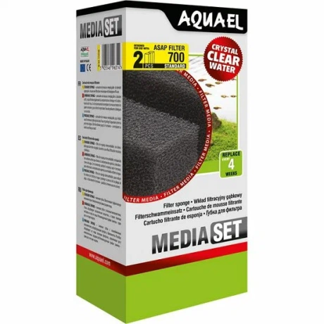 AQUAEL Asap 700 filtri vahetuskäsnad 2 tk