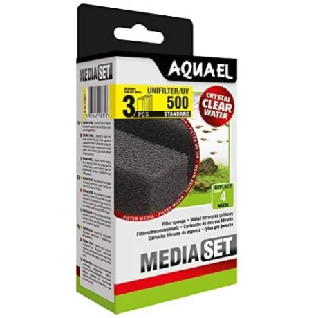 Aquael Unifilter Sponge 500 filtrikäsn 3 tk