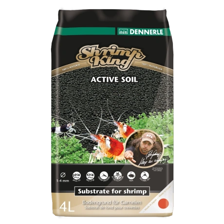 Toitemuld Dennerle Shrimp King Active Soil - 4l