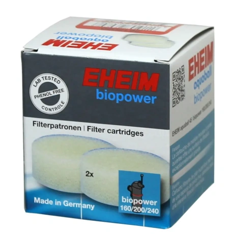 Ülemine filtrikassett Eheimi biopower aquaball 160-240 (2618060) jaoks