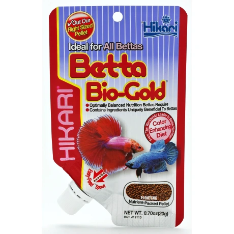 Betta Bio-Gold 20g esmaklassiline toit, mis on välja töötatud spetsiaalselt kukeseentele