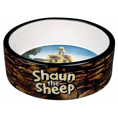 ***Керамическая миска Shaun the Sheep 0,8 л/16 см коричневая