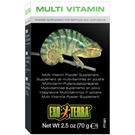 Exo Terra Multi Vitamin 70 g - vitamiinid roomajatele ja kahepaiksetele