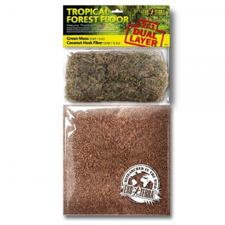 EXO TERRA Tropical Forest Floor - kahekihiline substraat terraariumi jaoks