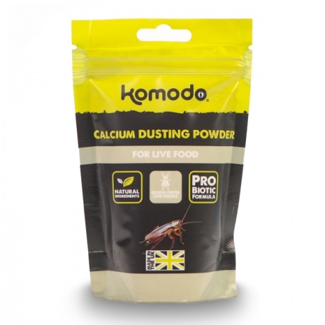 Komodo Calcium Dusting Powder 200g - Kaltsium D3-vitamiiniga