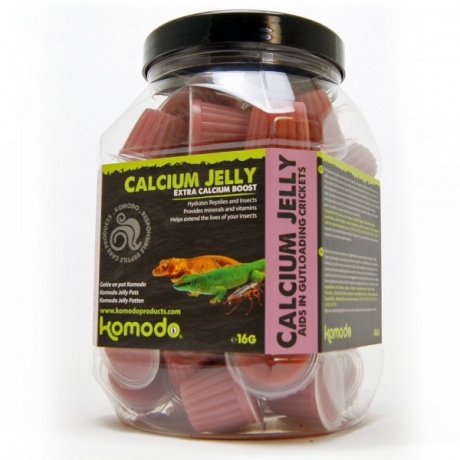 Komodo Jelly Pot Calcium Jar - toidukaltsium geelis 60tk