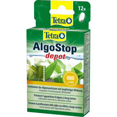 Tetra AlgoStop depoo 12 Tab. tabletid sihipäraseks pikaajaliseks vetikatõrjeks, 12 tab.