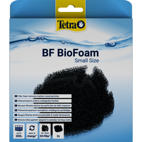 Tetra BF BioFoam S – EX 400, EX 500, EX 600, EX 700, EX 800 Plus jaoks