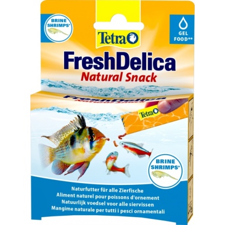 TETRA FRESHDELICA BRINE SHRIMPS kalatoidulised kuivatatud krevetid tarretises (48 g)