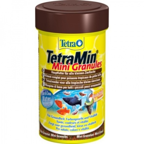 Tetra Min Mini Granules Graanulites põhitoit väikestele dekoratiivkaladele, 100 ml