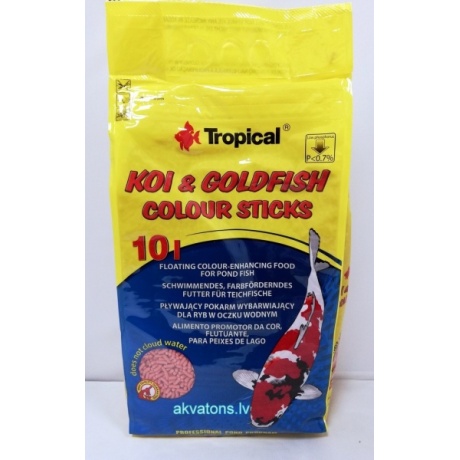 Tropical Koi & Goldfish värvipulgad 10L