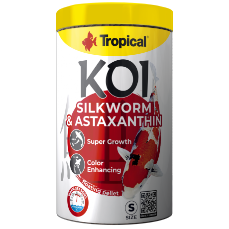 Troopiline koi siidiuss ja astaksantiini suurus M 1L