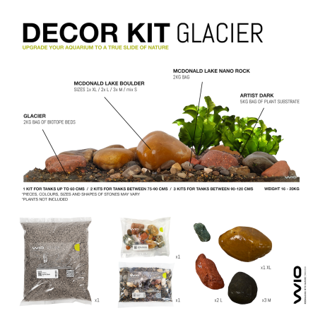 WIO Kaunistuste komplekt GLACIER 20 kg