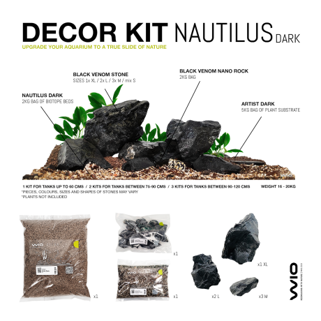 WIO Decor Kit NAUTILUS DARK 20 kg dekoratiivkomplekt