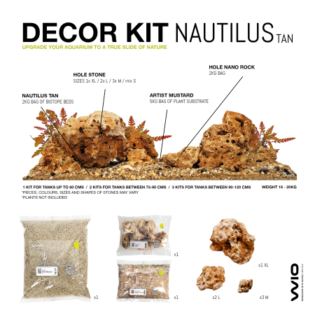 WIO Decor Kit NAUTILUS TAN 20 kg dekoratiivkomplekt