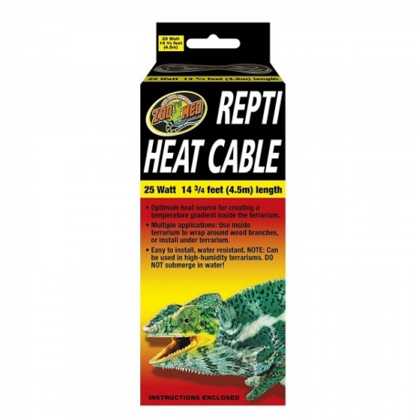 ZOOMED Repti Heat Cable 25W - küttekaabel 4,5 m